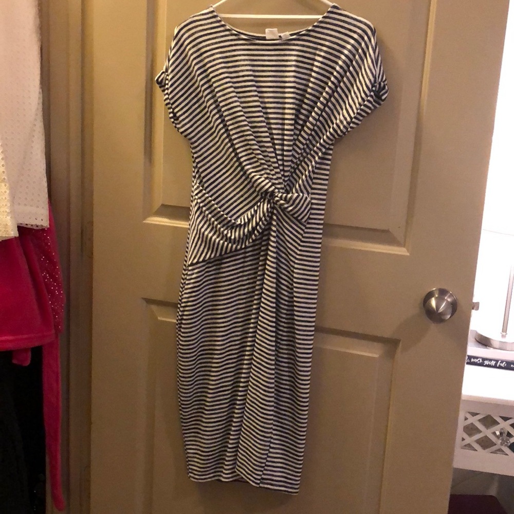 Striped Midi dress